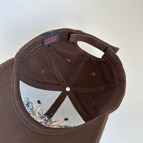 Corona Finest Fruits and Veggies Baseball Hat Strap Back OTTO 100% Cotton Brown - Picture 7 of 10